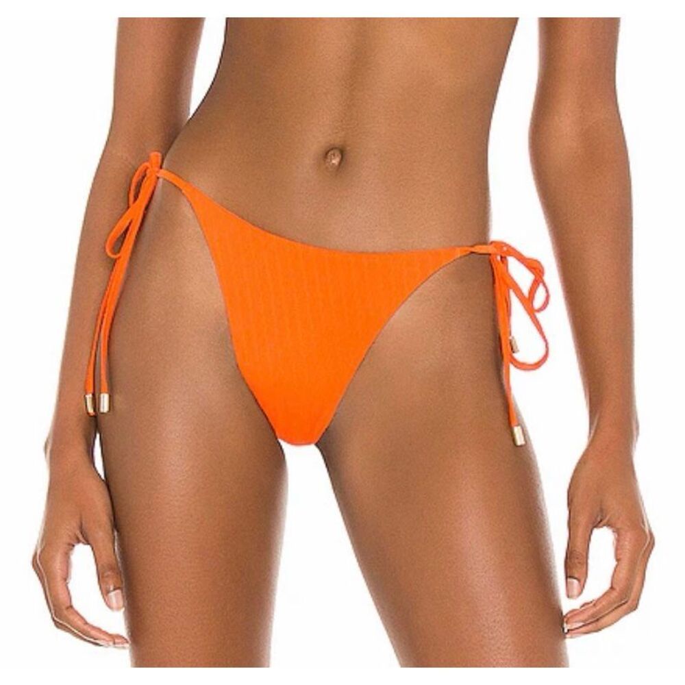 Monday Swimwear Palma Bikini Bottom | Persimmon in Small